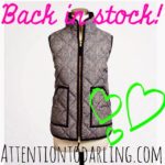 The JCrew Herringbone Vest is Back!