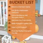 Fall 2017 Bucket List